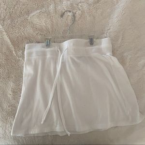 White Tennis Skirt